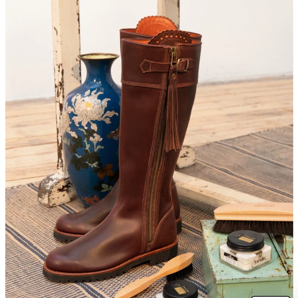 Penelope Chilvers Dark Brown Tassel Boots